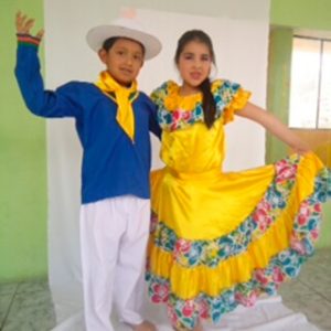 Cumbia america amarillo niñas