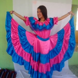 Cumbia cardenillo y fucsia hombres