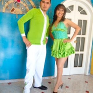 Modelo bolero verde adultos hombres