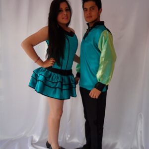 Modelo corset fiesta verde adultos hombres