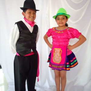 Modelo falda patate lila niñas