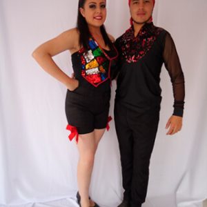 Modelo lentejuela negro niñas