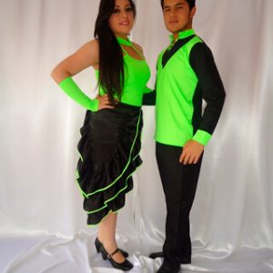 Modelo mambo negro verde agua adultos hombres
