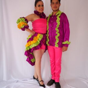 Modelo mambo tafetan fucsia adultos hombres