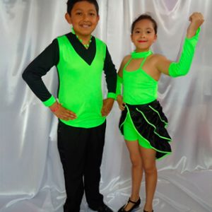 Modelo mambo verde agua niñas
